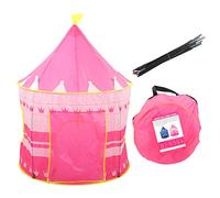 HOSEONFN Children Play Tent Castle, for Kids, Indoor Outdoor Princess Prince Playhouse Tent Toy for Kids Gifts Note: The core keyword "Children Play Tent Castle" is placed at the (Pink)
