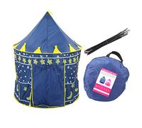 HOSEONFN Children Play Tent Castle, for Kids, Indoor Outdoor Princess Prince Playhouse Tent Toy for Kids Gifts Note: The core keyword "Children Play Tent Castle" is placed at the (Blue)