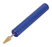 HOSEONFN Edge Dyeing Pen, Faux Leather Applicator Tool, Handheld Edge Printing Roller, Dark Blue Color, for Leather Craft, Smooth Application, Professional Edge Finishing, Durable