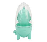HOSEONFN Egg Scrambler for Golden Egg Making, Manual Puller, Portable Egg Yolk White Mixer with Silicone Pad, Fast and Efficient Mixing, Non-Stick Design, Easy to Clean, Durable Ki (Green)