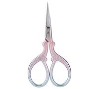 HOSEONFN Embroidery Scissors, for Sewing, Crafting, Needlework, Stainless Steel Sharp Blades, Professional Precision Cutting, Ergonomic Handle Design (Gradient Pink)