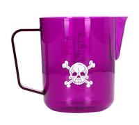 HOSEONFN Milk Frothing Cup, for Home Coffee Shop, 600ml Acrylic Purple, Espresso Foam Maker, Barista Accessory, Dishwasher Safe, Heat Resistant