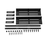 HOSEONFN RC Car Pedals, Adjustable Running Board Side Anti - Collision Accessories for SCX10 1/8 1/10 Crawler. These adjustable running board side anti - collision accessories are (Black)