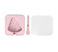 HOSEONFN Reusable Stackable DIY Silicone Popsicle Molds for Ice Cream, for Cakesickle, Kitchen Tools with Lid and Stick, Non-Stick Easy Release, BPA (Watermelon)