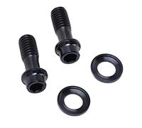 HOSEONFN RISK Titanium Alloy Fixed Screw Set for Sram Brake Disc Road Bike Upgrade Accessories 4pcs/box (RT121-Black box (4 pieces))
