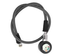 HOSEONFN Scuba Diving Pressure, Underwater Diving Equipment, Luminous Submersible Pressure with High Pressure Hose for BCD Regulator The Title has 172 Characters in Total (65cm)