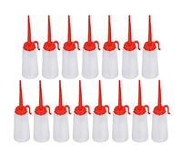 HOSEONFN Sewing Machine Oil Can, For Liquid Dispenser, Transparent Plastic Bottle Oiler, 15Pcs 150ml Capacity, Easy Control Leak Proof Design, Precision Spout Applicator