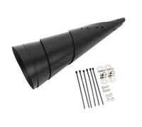 HOSEONFN Squirrel Baffle for Bird Feeder Pole Plastic Outside Pole Mount Squirrel Proof Bird House Guard for Outdoor (16 Inch)