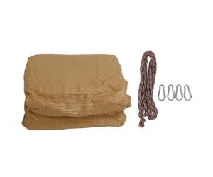 HOSEONFN UV Block Shade Sail Thicken Slotting Sun Shade Sail for Villa Courtyard Outdoor Beige