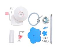 HOSEONFN Yarn Winder Hand Operated, Rotating Ball Winder, for Knitting, Desktop Clamp, Wrist Ring Holder, Yarn Ball Winder with Clamp, Hand Crank Yarn Winder, Yarn Ball Winder Tool (Blue)