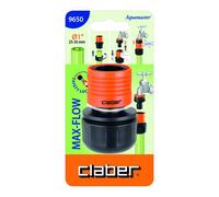 Hosepipe Connector for 1-Inch Diameter Hoses Claber 9650 Max Flow