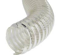 Hoses Uk 125mm Id 7 Metres Polyurethane Pu Flexible Ducting Hose Clear Air Extraction Ventilation Dust Tube
