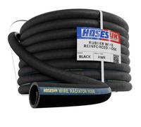 Hoses UK 28mm, 19 Metre, Rubber Coolant Heater Hose Anti Kink High Temperature Wire Reinforced