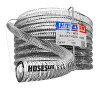 Hoses UK 38mm 40 Metre Clear Aquatic/fishpond Filter, Pump Or Waterfall Flexible Wire Reinforced Hose/pipe, Drainage Hose For Pools Hot Tub