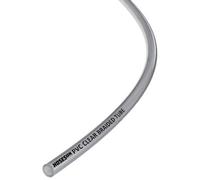 Hoses UK 6mm Id Pvc Reinforced Braided Clear Hose X 3 Metres For Water, Airline, Compressor, Drain Down