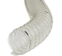 Hoses Uk Polyurethane Pu Flexible Ducting 100mm Id X 10 Metres Long