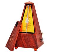 HOSEYIN Mechanical Metronome, Wood Grain Metronome for Piano, Guitar, Violin,Drums and Other Instruments(Wood Grain)