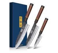 HOSHANHO 3 Pcs Knife Set, Ultra Sharp High Carbon Steel Kitchen Knives Set