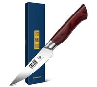 HOSHANHO 9.5cm Fruit Knife, Super Sharp Fruit Knife & Ergonomic Wood Handle
