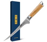 HOSHANHO Damascus Fillet Knife 7", Sharp Filet Knife for Boning Fish & Meat