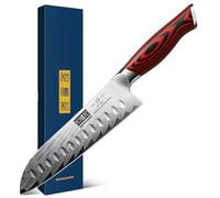 HOSHANHO Damascus Santoku Knife, 7 Inch Professional Japanese Kitchen Knife