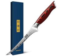 HOSHANHO Fillet Knife 7", Damascus Boning Knife for Meat Cutting Fish