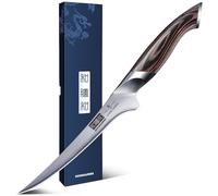 HOSHANHO Fillet Knife 7 Inch, Super Sharp Boning Knife in High Carbon Steel, Professional Japanese Fish Knife for Meat Poultry Cutting
