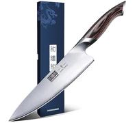 HOSHANHO Kitchen Knife in Japanese High Carbon Steel, Professional High-Class Chef's Knife 8 inch, Non-Slip Ultra Sharp Cooking Knives with Ergonomic Handle