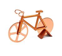 Hoshen Creative Bicycle Shape Pizza Cutter, Dough Divider, Stainless Steel Pizza Cutter Wheel, Biscuit Cutter, 1 Piece, Rose Gold
