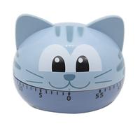 Hoshen Kitchen Food Cooking Mechanical Timer, Learning Time Manager, Manual Timer, Cartoon Animal Shape，Cat