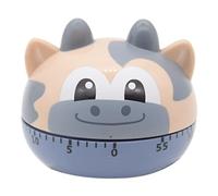 Hoshen Kitchen Food Cooking Mechanical Timer, Learning Time Manager, Manual Timer, Cartoon Animal Shape，Cattle