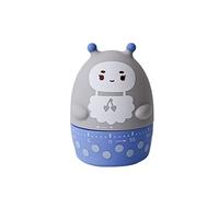 Hoshen Mechanical Timer, Cartoon Cute Time Manager, Student Learning Self-Discipline Reminder, Kitchen Timer - Grey