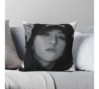 Hoshi South Korean Singer Square Pillowcase Polyester Linen Velvet Creative Decorative Throw Pillow Case Room Cushion Case