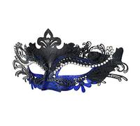 Hoshin Masquerade Mask, Mardi Gras Deecorations Venetian Masks for Womens (Blue & Black)