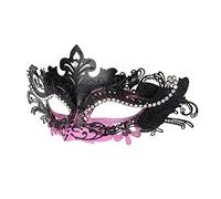 Hoshin Masquerade Mask, Mardi Gras Deecorations Venetian Masks for Womens (Purple & Black)