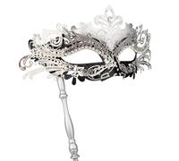 Hoshin Masquerade Mask with Stick, Mardi Gras Deecorations Venetian Masks for Womens