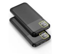 Hoshom Power Bank,2-Pack Portable Charger 10000mAh Fast charging Powerbank for iPhone, 22.5W PD QC 3.0 USB C Input & Output Battery Pack for IPhone 13 14 15 16 17