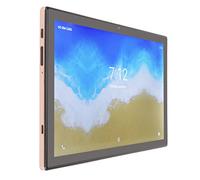Hosie 10.1 Inch Tablet, Octa Core Tablet 8GB RAM 128GB ROM 100-240V 8MP Front Camera 13MP Rear Camera Gold 3200x1440 for Android 12 for Studying (UK Plug)