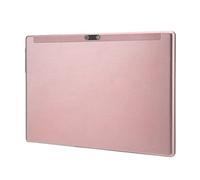 Hosie 10.1 Inch Tablet, Quad Core Processor IPS Display UK Plug 100-240V Dual Speaker Speakers Calling Tablet for Learning for Android 11.0 (Pink)