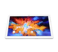 Hosie 10.1 Inch Tablet, Quad Core Processor IPS Display UK Plug 100-240V Dual Speaker Speakers Calling Tablet for Learning for Android 11.0 (Silver)