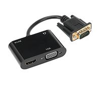 Hosie 3-in-1 Power Converter, Adapter, VGA To Adapter, with Play Games for TV Projector Home Classroom