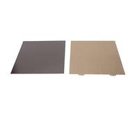 Hosie Build Plate Sheet, 3D Printer Build Plate 2 Side Coated Gold 9.8 Inch Wide for Printing (Gold Steel Plate with Magnetic Sticker)