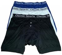 Hosiery-Direct-UK New: Mens Designer Classic Sport Matching Band Button Fly Boxer Shorts Express DELIVERY Available ON All Products