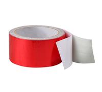 Hosifiy PVC Tarpaulin Tape, 8m x 5cm PVC Tarpaulin Repair Tape for PVC Coated Parasol, Truck Tarpaulin, Nylon, Tent, Awning Fabric Red
