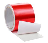 Hosifiy PVC Tarpaulin Tape, 8m x 8cm PVC Tarpaulin Repair Tape for PVC Coated Parasol, Truck Tarpaulin, Nylon, Tent, Awning Fabric Red