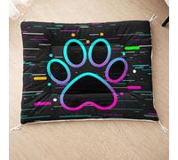 HOSIMA Dog Bed, Cartoon Puppy Print Pet Mat, Soft Washable Cat Mat Lambswool Bottom Can Be Tied to Pet Bed (AI003 M)