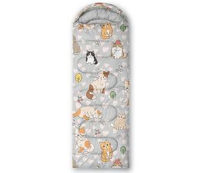 HOSIMA Sleeping Bags,Cute Cats Printed Lightweight Warm Portable Outdoor Indoor Waterproof Cold Resistant Sleeping Bag for Camping Hiking (Cat)
