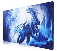 Hosimoln Gaming Mouse Mat, Large Mouse Pad Size 70x30CM Thickness 3MM,Premium-Textured Non-Slip & Waterproof Computer Mousepad with Stitched Edges for Gaming, Office & Home-70x30 Girldragon
