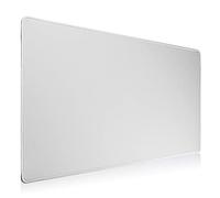 Hosimoln Gaming Mouse Pad,Large Mouse Pad Size 31.5x11.8 Thickness 0.12 inches,Premium-Textured Non-Slip & Waterproof Computer Mousepad with Stitched Edges for Gaming,Office & Home-80x30 Gray007