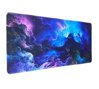 Hosimoln Gaming Mouse Pad,Large Mouse Pad Size 80x30cm Thickness 3mm,Premium-Textured Non-Slip & Waterproof Computer Mousepad with Stitched Edges for Gaming,Office & Home-80x30 Qicaiyun004